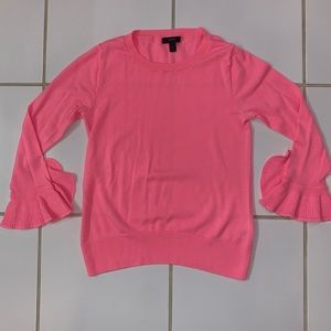 NWOT J.Crew Merino Wool Ruffle Sweater